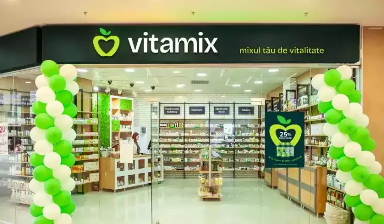 Magazinele Vitamix anunță lansarea unui proces de transformare a magazinelor naturiste în centre one-stop-shop pentru produse sănătoase